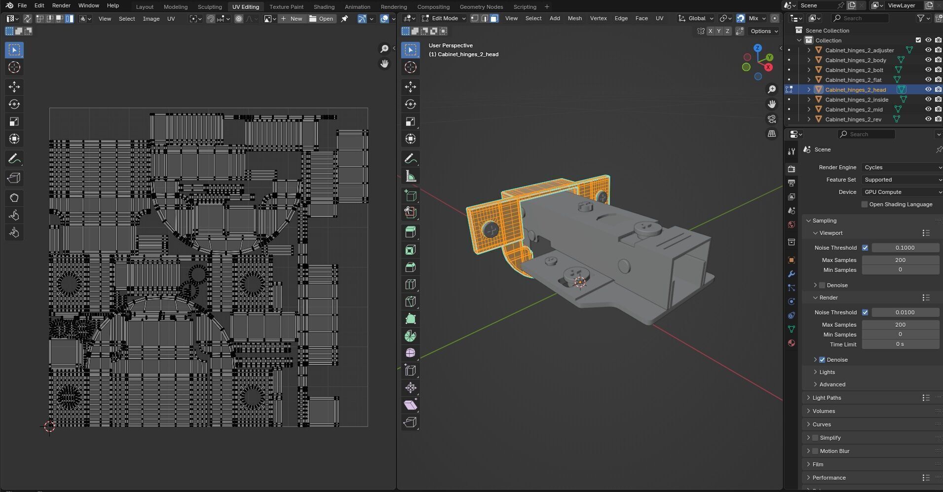 Cabinet Hinges CG2 3D model_18