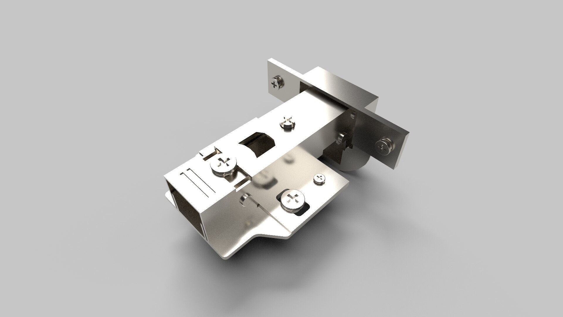 Cabinet Hinges CG2 3D model_4