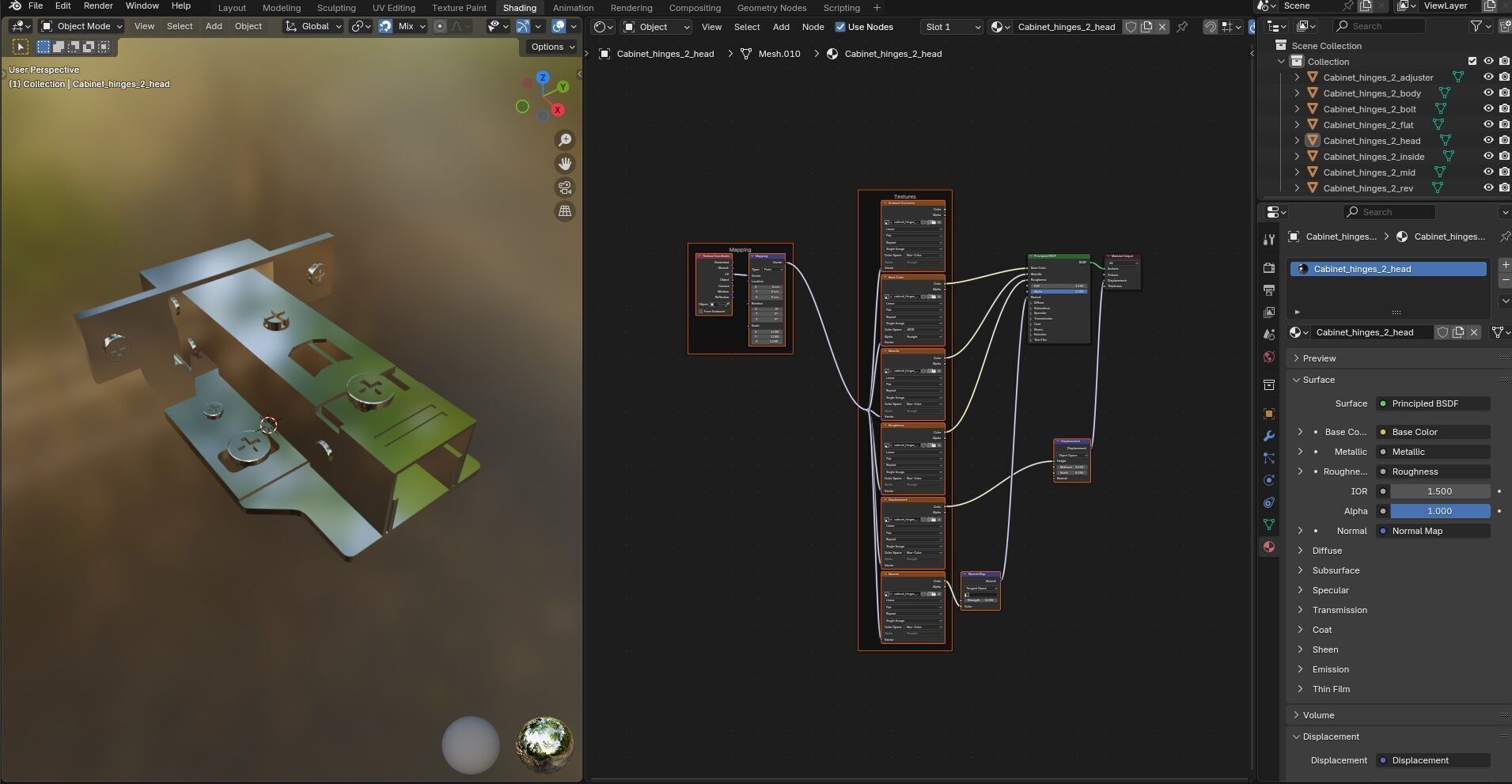 Cabinet Hinges CG2 3D model_19