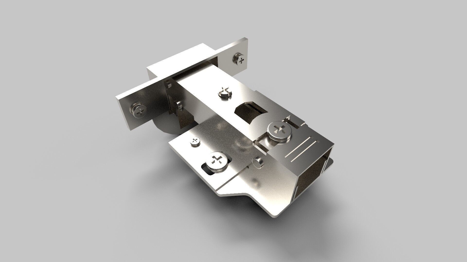 Cabinet Hinges CG2 3D model_5