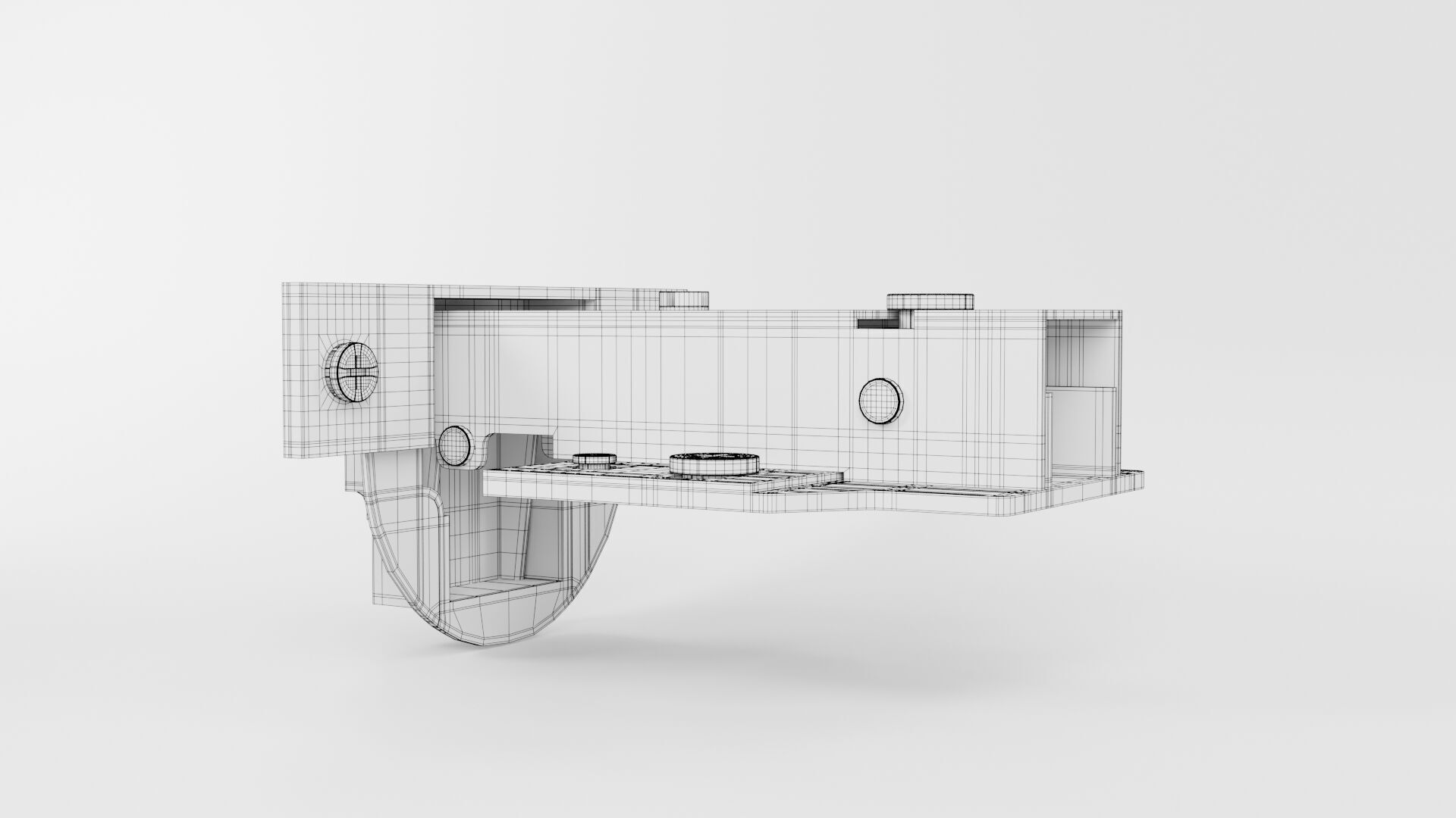 Cabinet Hinges CG2 3D model_9