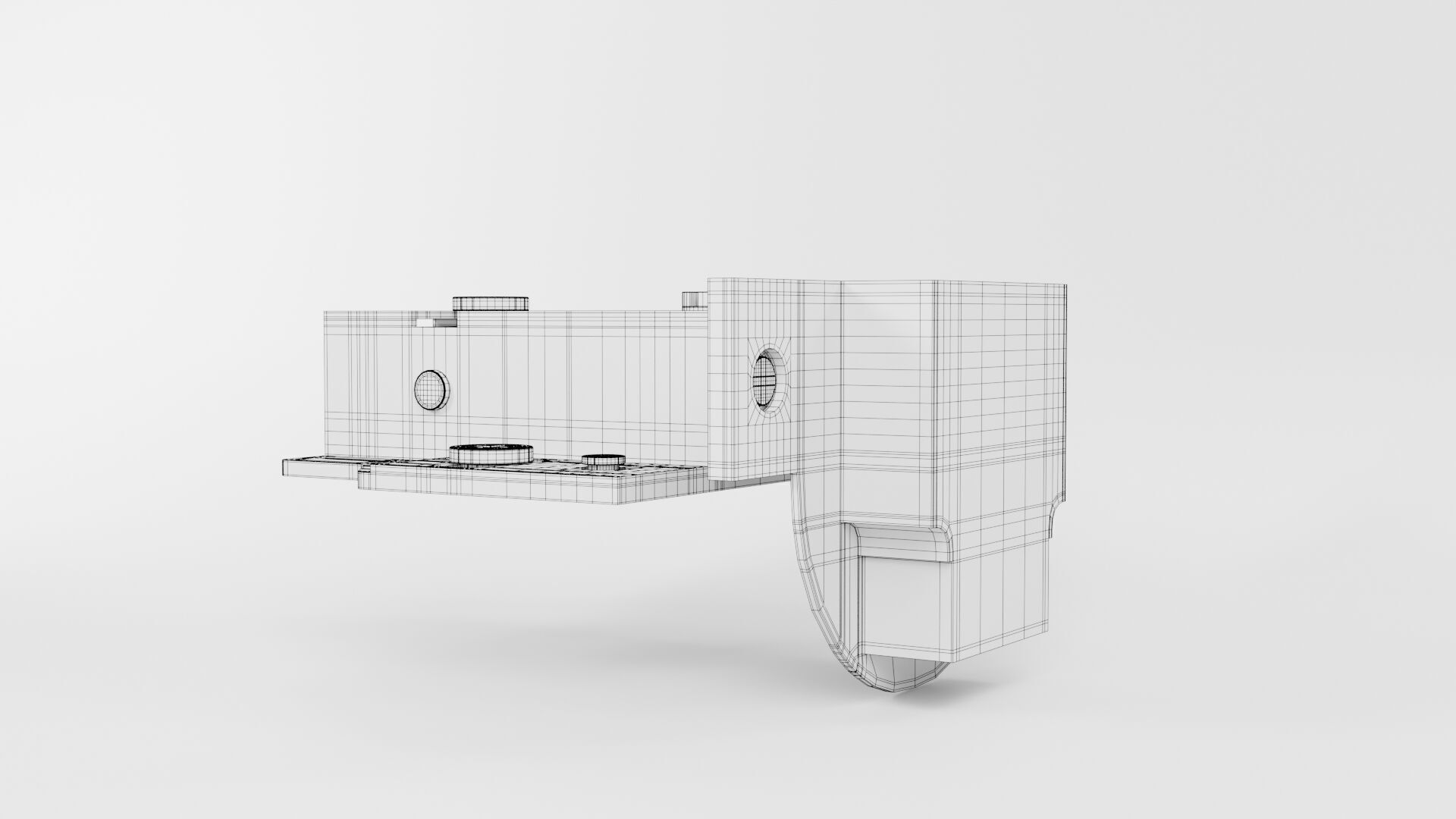 Cabinet Hinges CG2 3D model_10