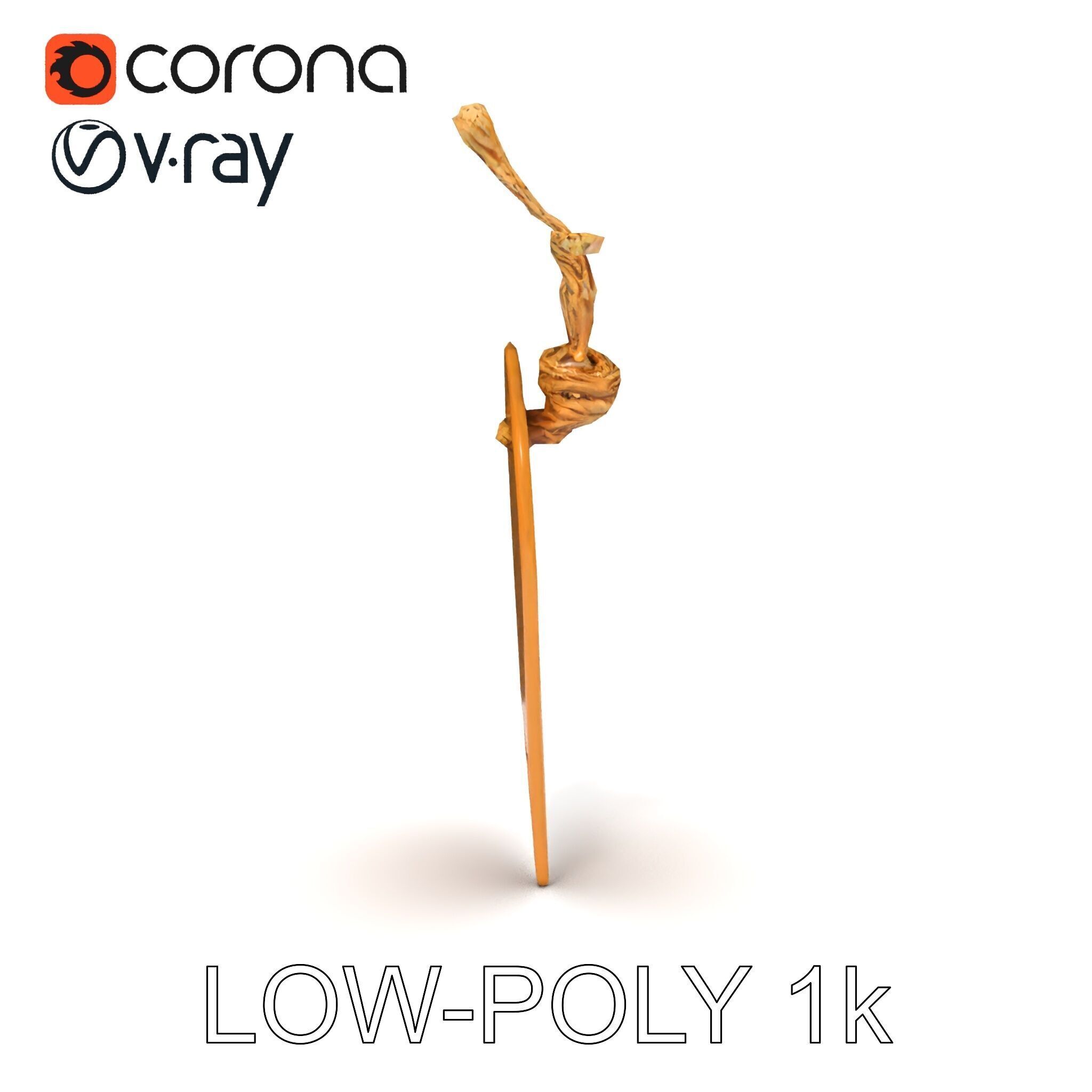 Vintage Paper Tag D Model Pack Texture_12