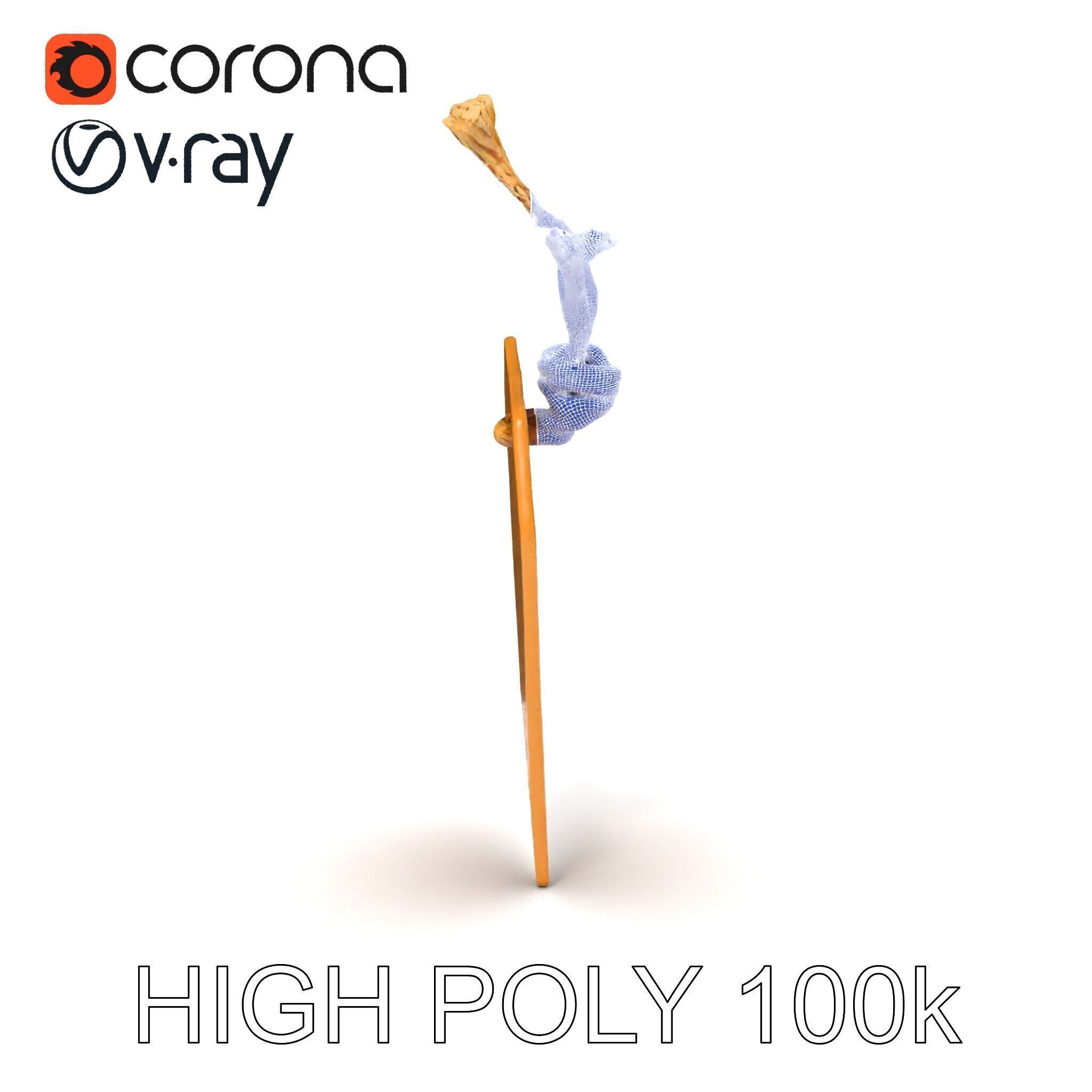 Vintage Paper Tag D Model Pack Texture_26