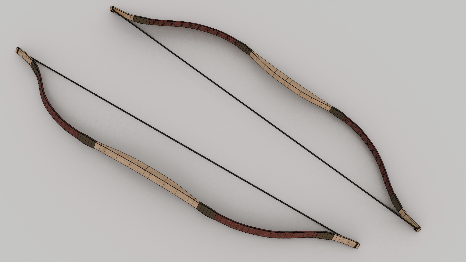 Game Ready Arrow and Bow Weapons Package v1 - 6 Assets Low-poly 3D model_11