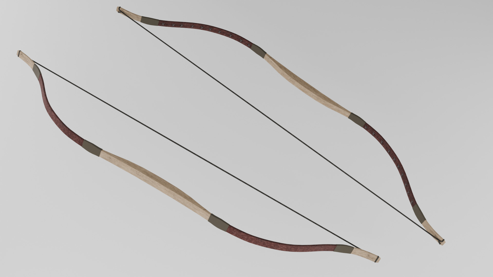 Game Ready Arrow and Bow Weapons Package v1 - 6 Assets Low-poly 3D model_12