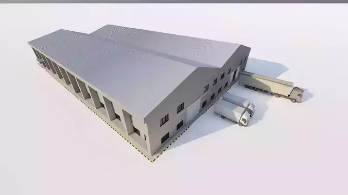 Warehouse-Warehouse Building 3D model