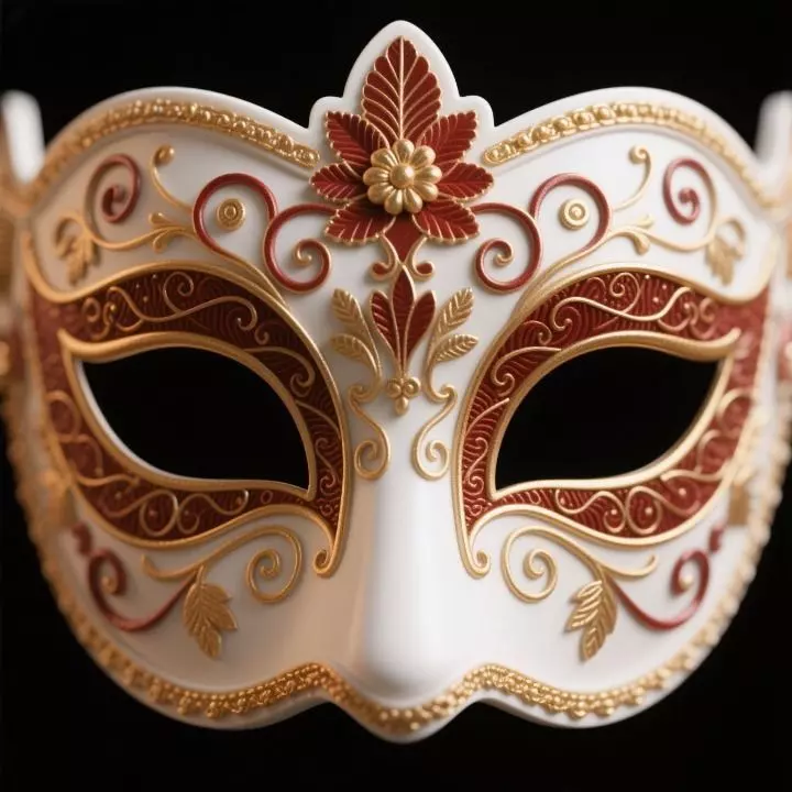 Venetian Carnival Mask  Ornate Decorative   3D print model_0