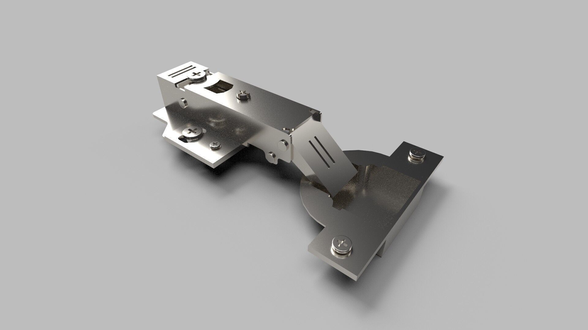 Cabinet Hinges CG3 3D model_4