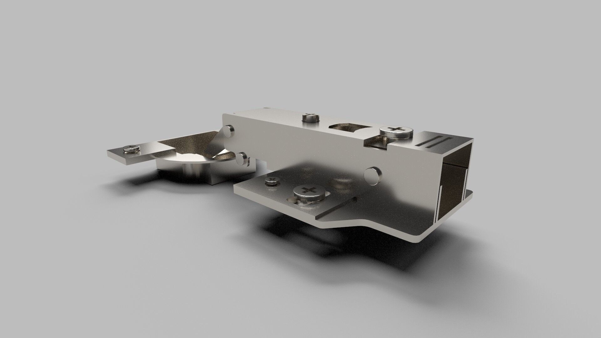 Cabinet Hinges CG3 3D model_3