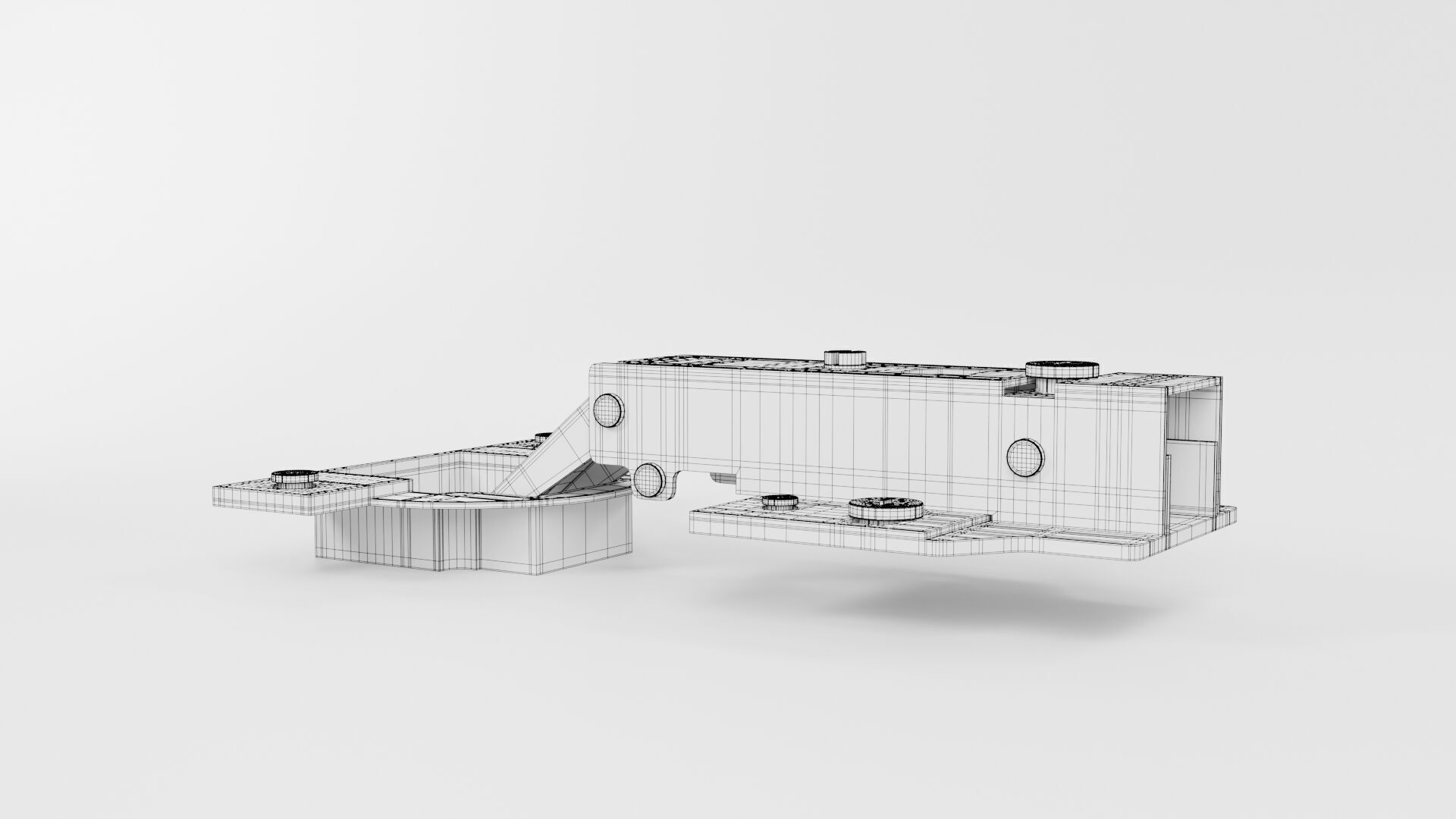 Cabinet Hinges CG3 3D model_10