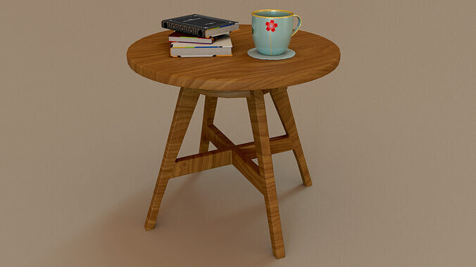 Sofa Set Low-poly 3D model 3