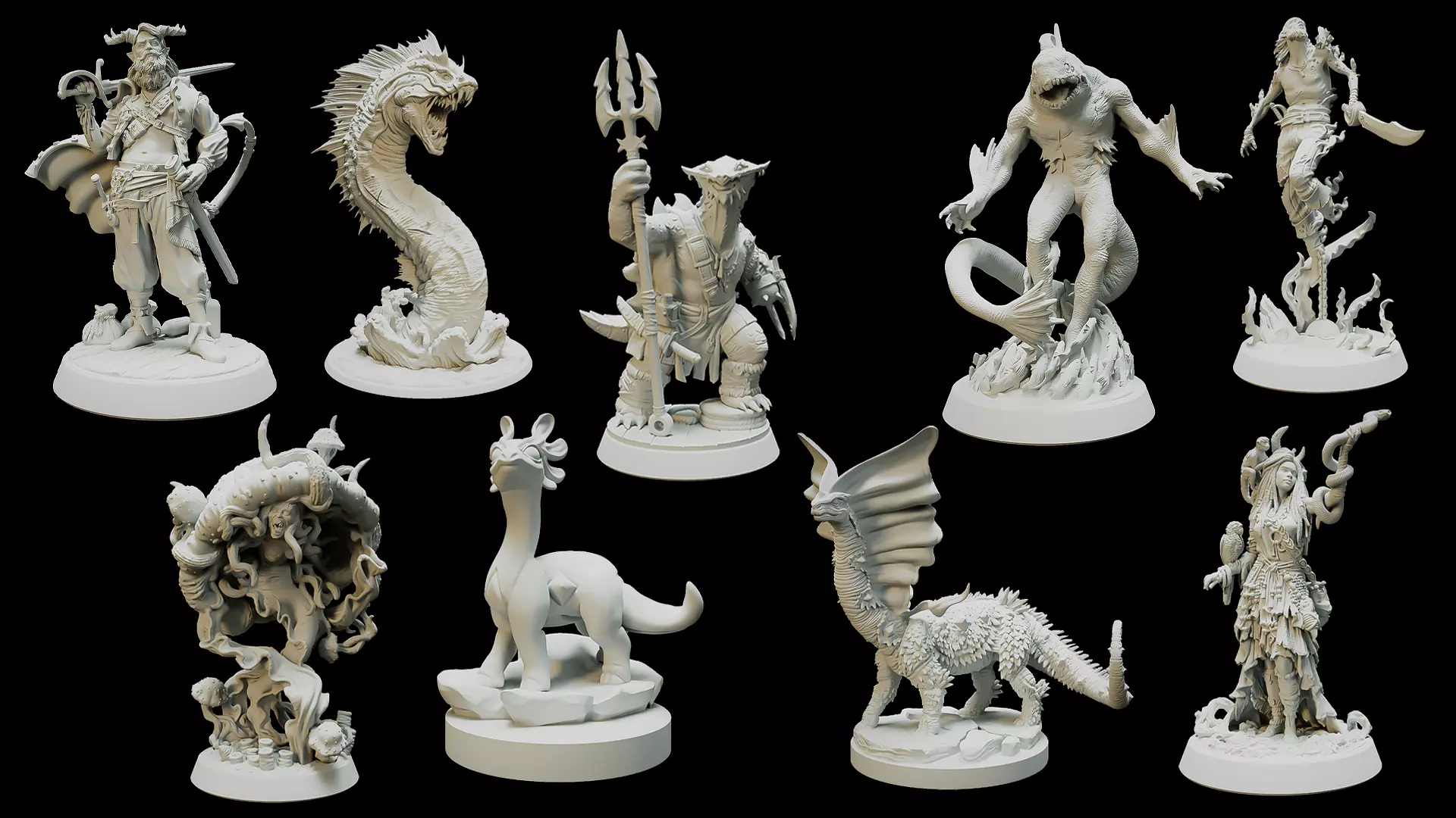 sea pirate 3D Model Collection_0