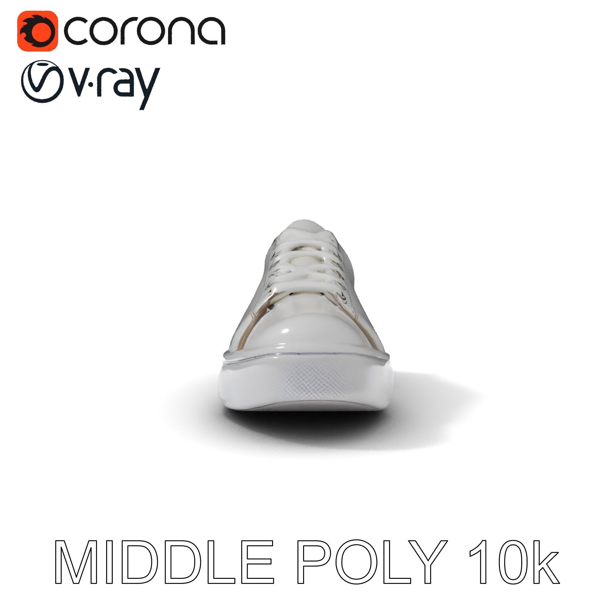 Realistic Sneaker Model Pack Low-poly 3D model_25