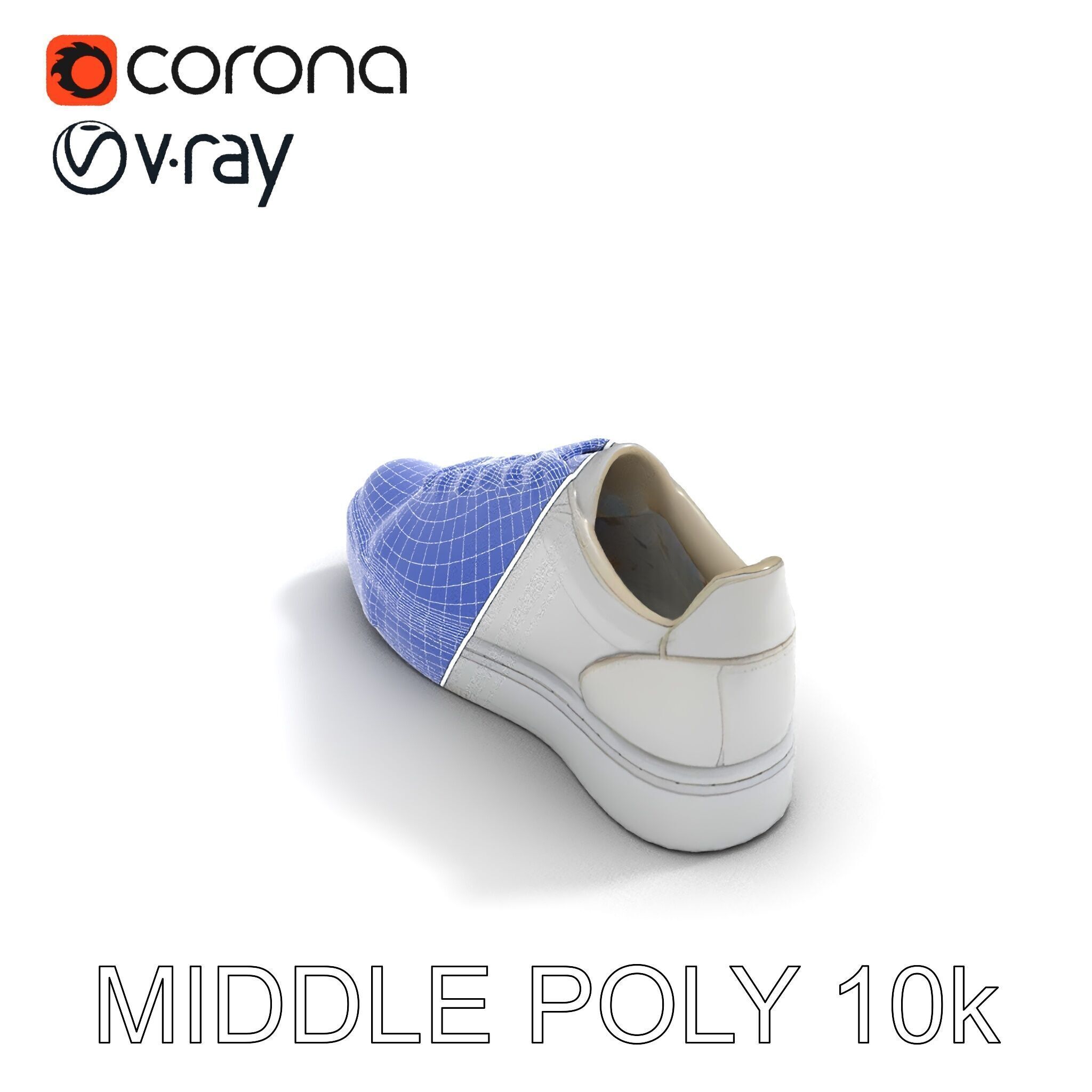 Realistic Sneaker Model Pack Low-poly 3D model_30