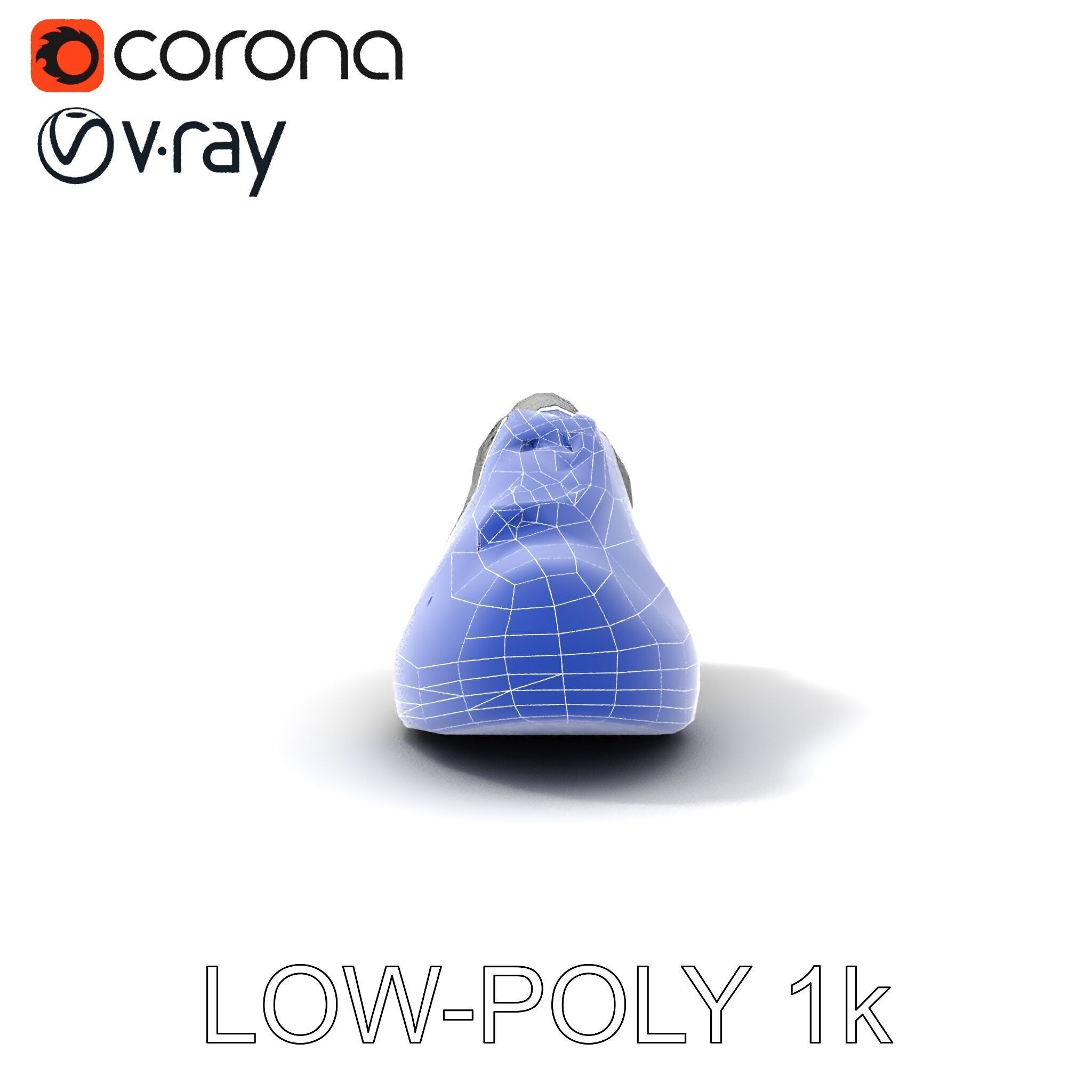 Realistic Sneaker Model Pack Low-poly 3D model_28