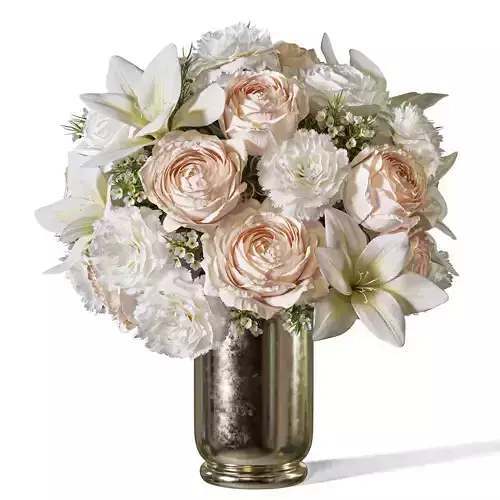 Flower Set 104 Lily rose carnation wax