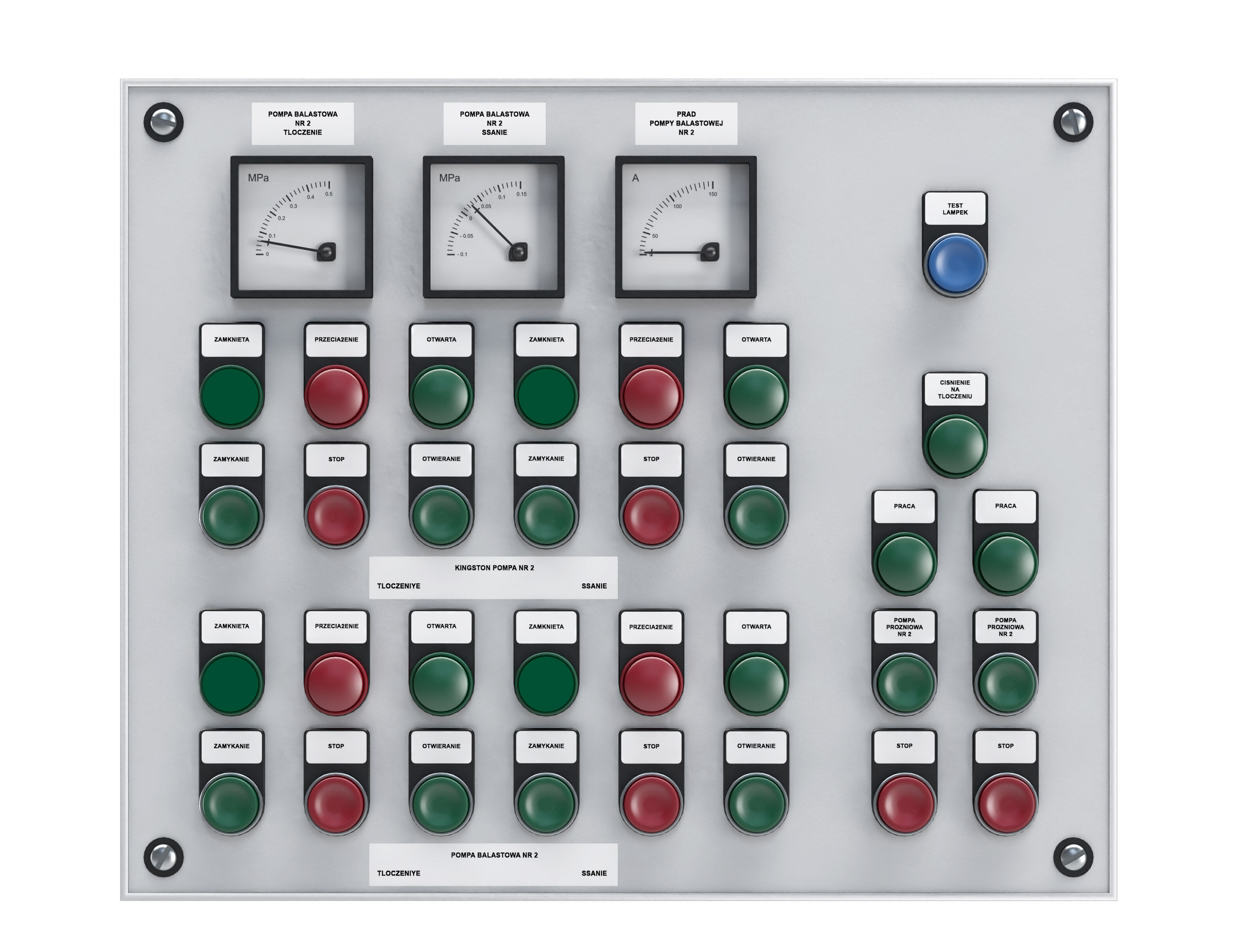 Lots buttons control panels 03-04 Free 3D model_4
