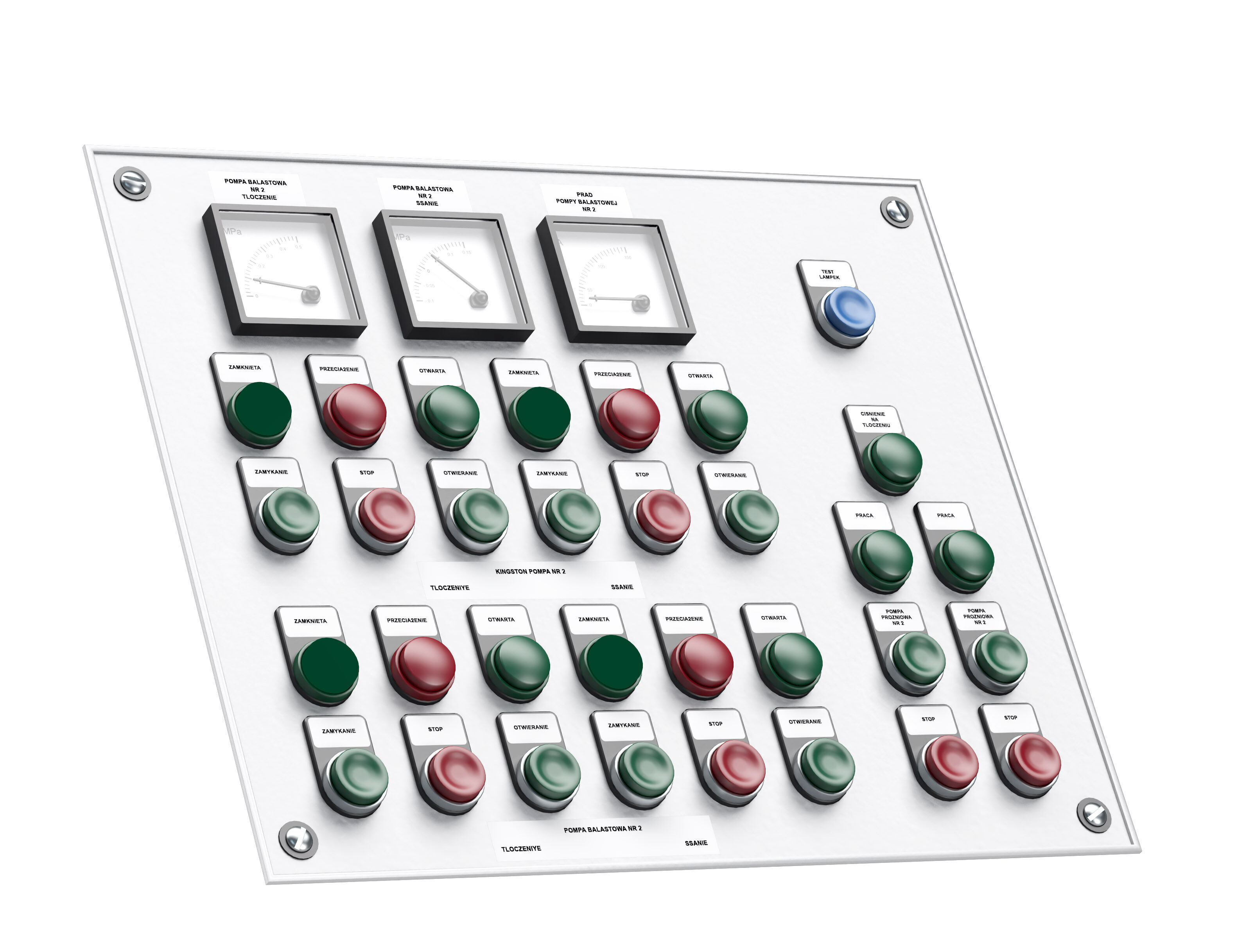 Lots buttons control panels 03-04 Free 3D model_5