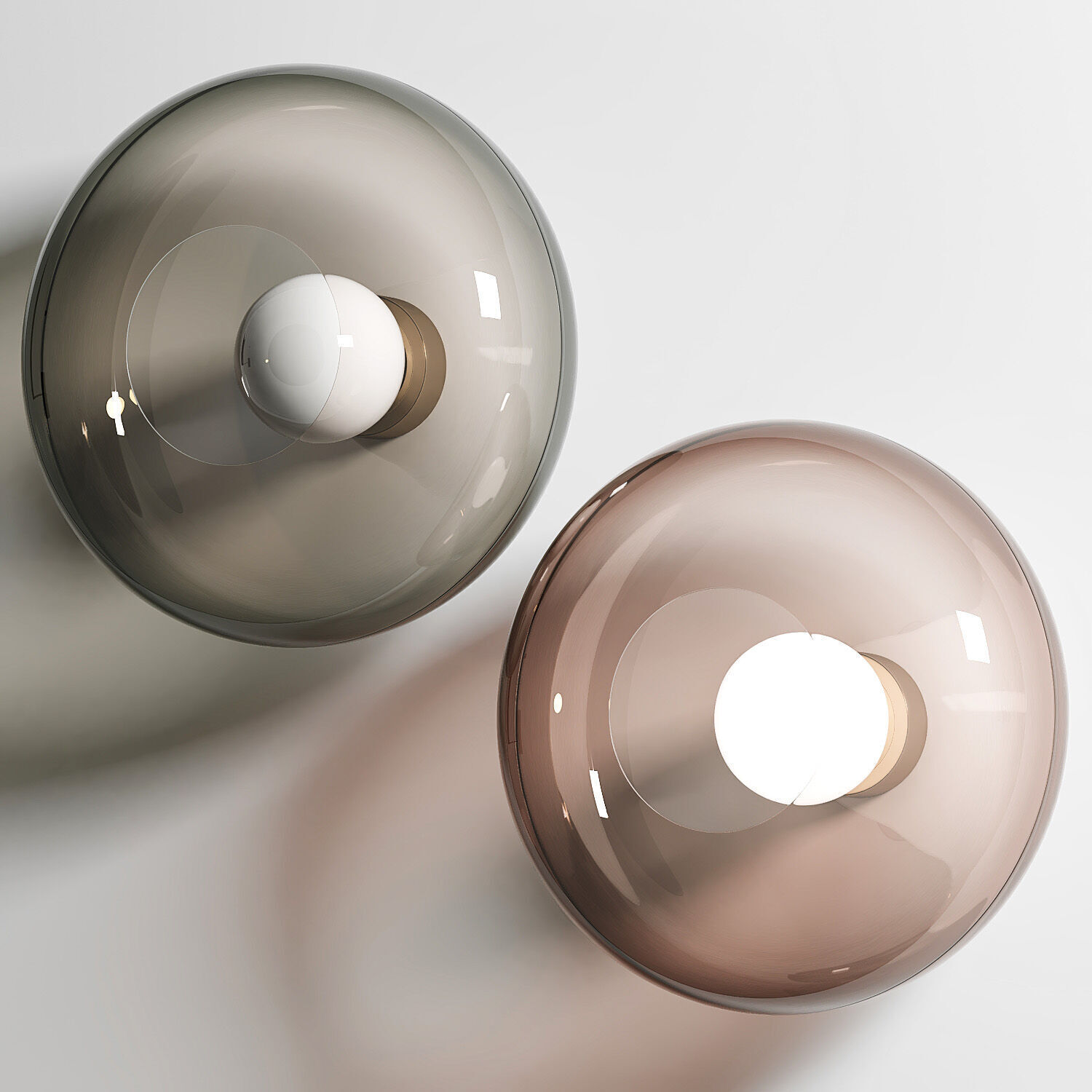 Leds C4 Trip Glass Wall Lamp 3D model_3