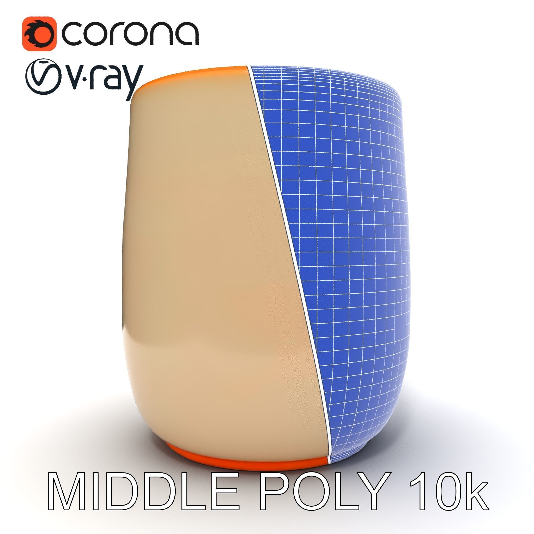Ceramic Mug Model Pack for Realistic Design Low-poly 3D model_11