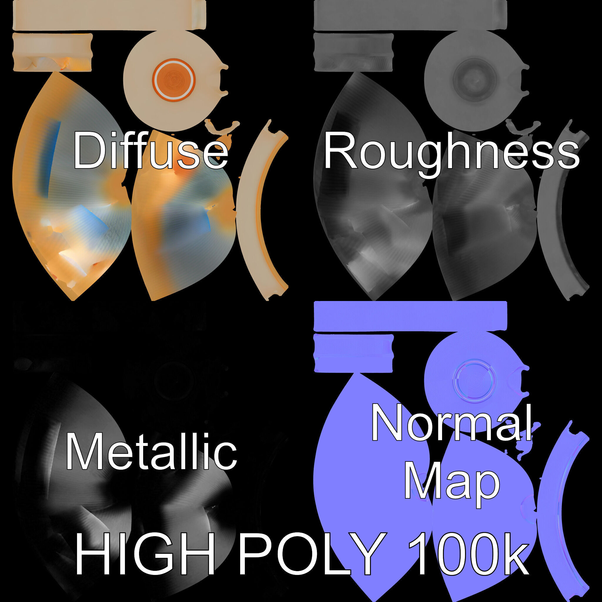 Ceramic Mug Model Pack for Realistic Design Low-poly 3D model_2