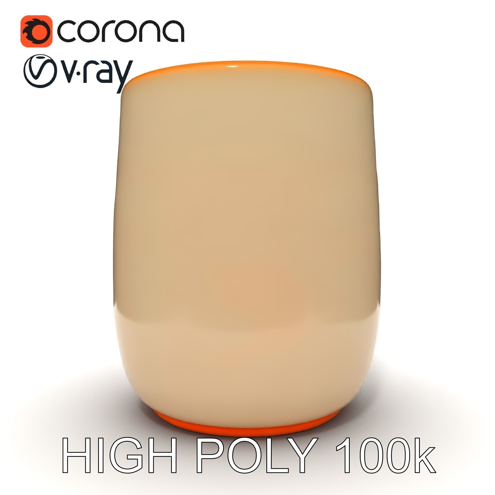 Ceramic Mug Model Pack for Realistic Design Low-poly 3D model_30