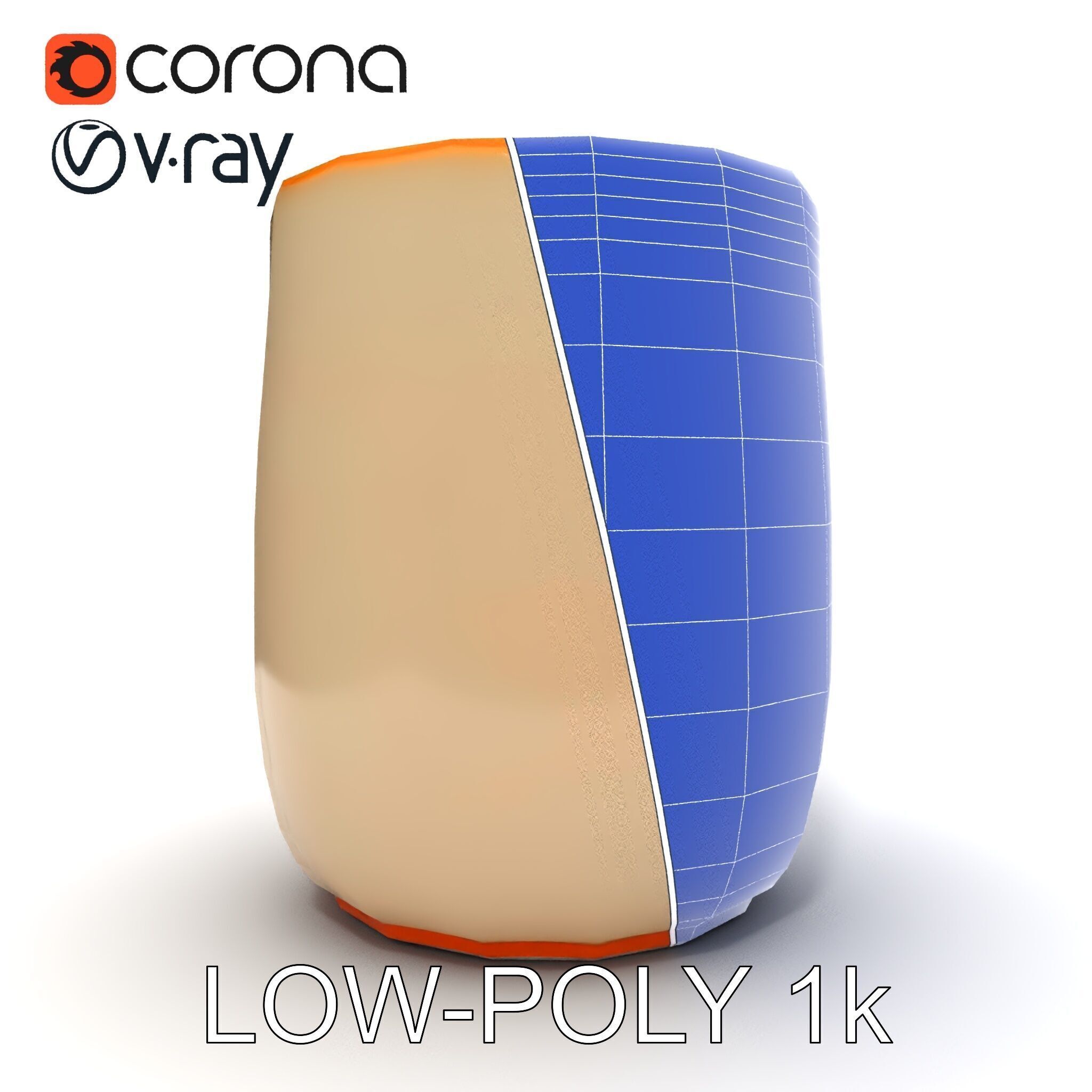 Ceramic Mug Model Pack for Realistic Design Low-poly 3D model_10