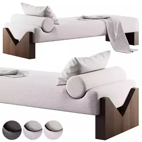 V Daybed By Carlyle Collective 3D model
