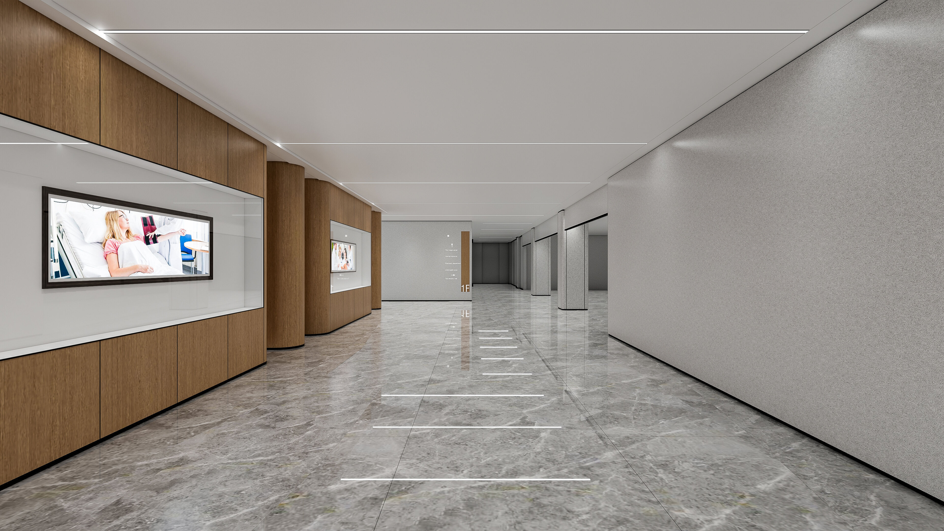 Hospital lobby reception hall 21 3D model_20
