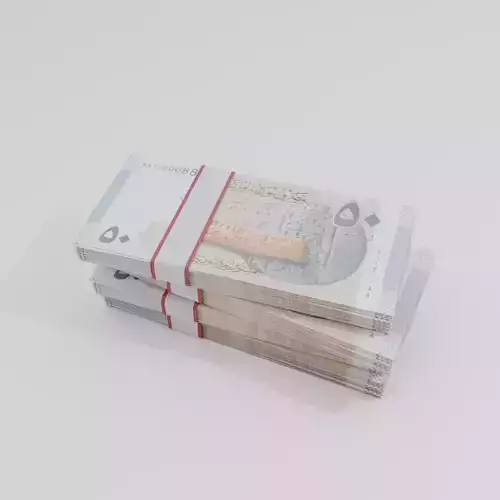 50 Syria Syrian Pound Currency Low-poly 3D model