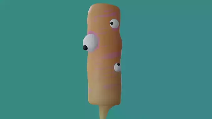 Stylized Fantasy Creature 04 Game Ready Low Poly Textured