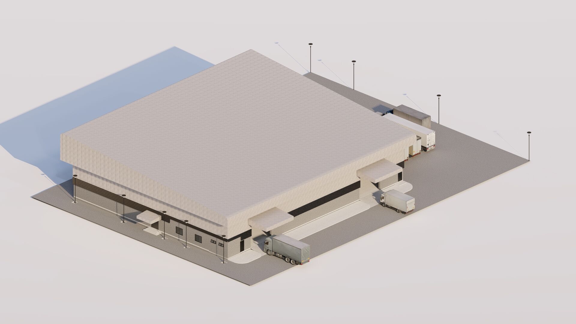 Warehouse-Warehouse Building 3D model_27