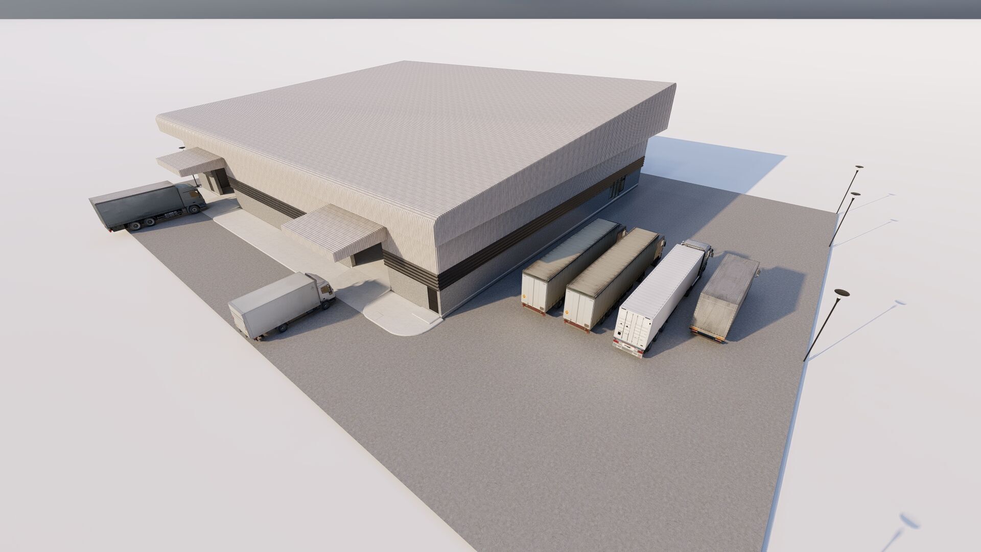 Warehouse-Warehouse Building 3D model_13