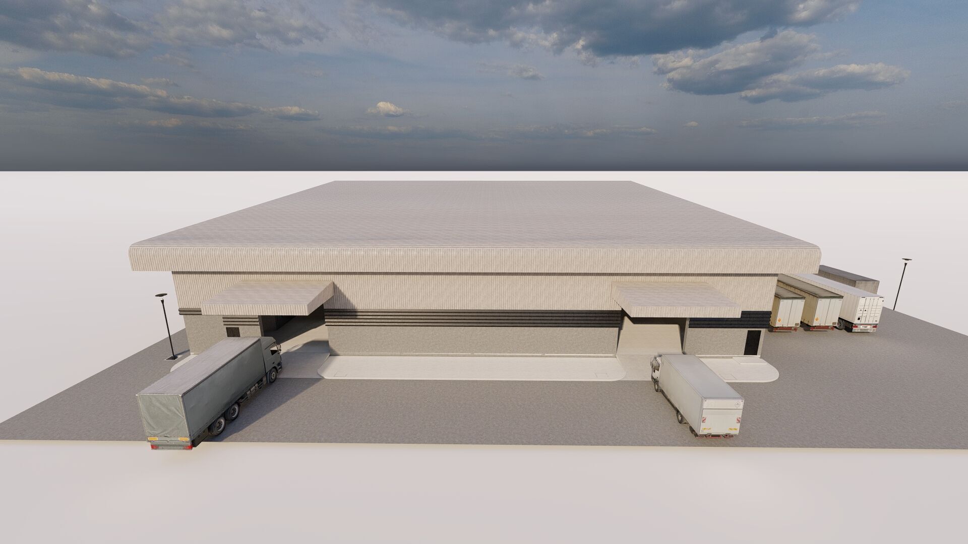 Warehouse-Warehouse Building 3D model_16