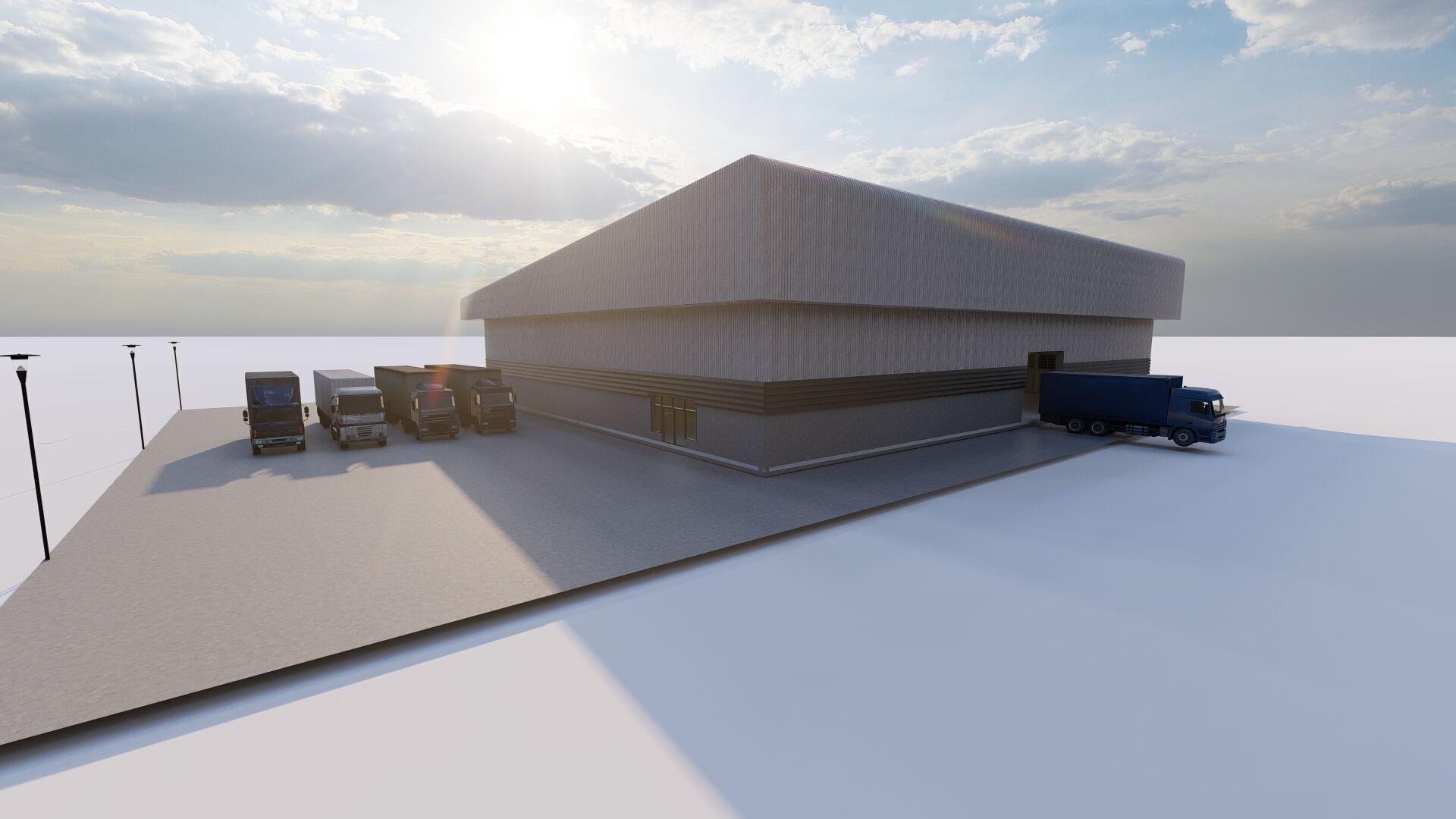 Warehouse-Warehouse Building 3D model_21