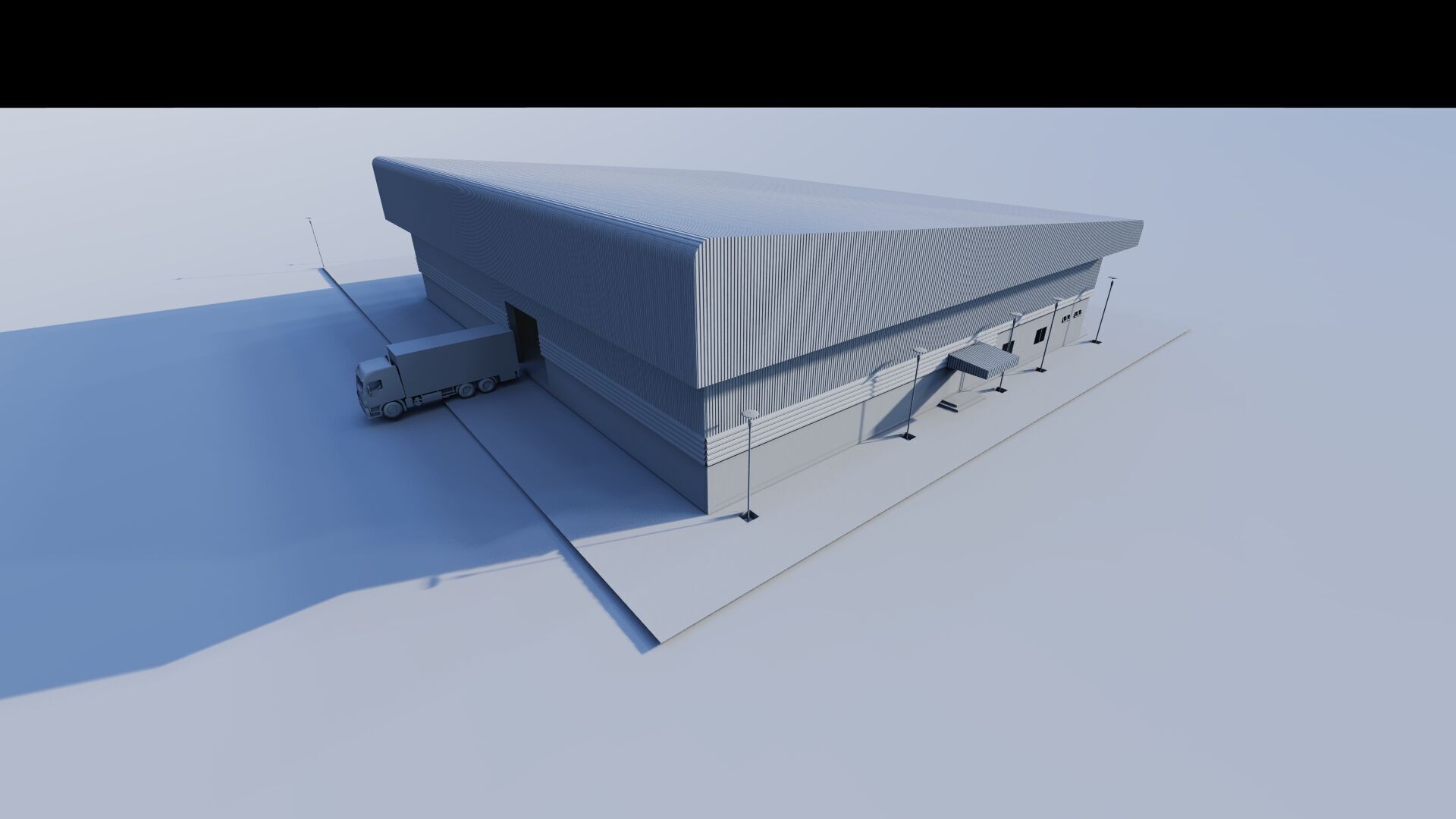 Warehouse-Warehouse Building 3D model_8