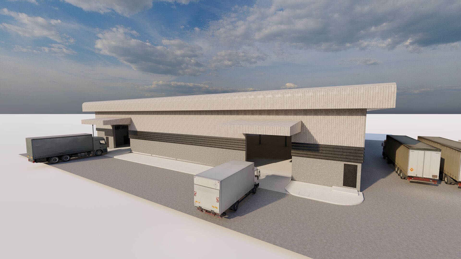 Warehouse-Warehouse Building 3D model_24