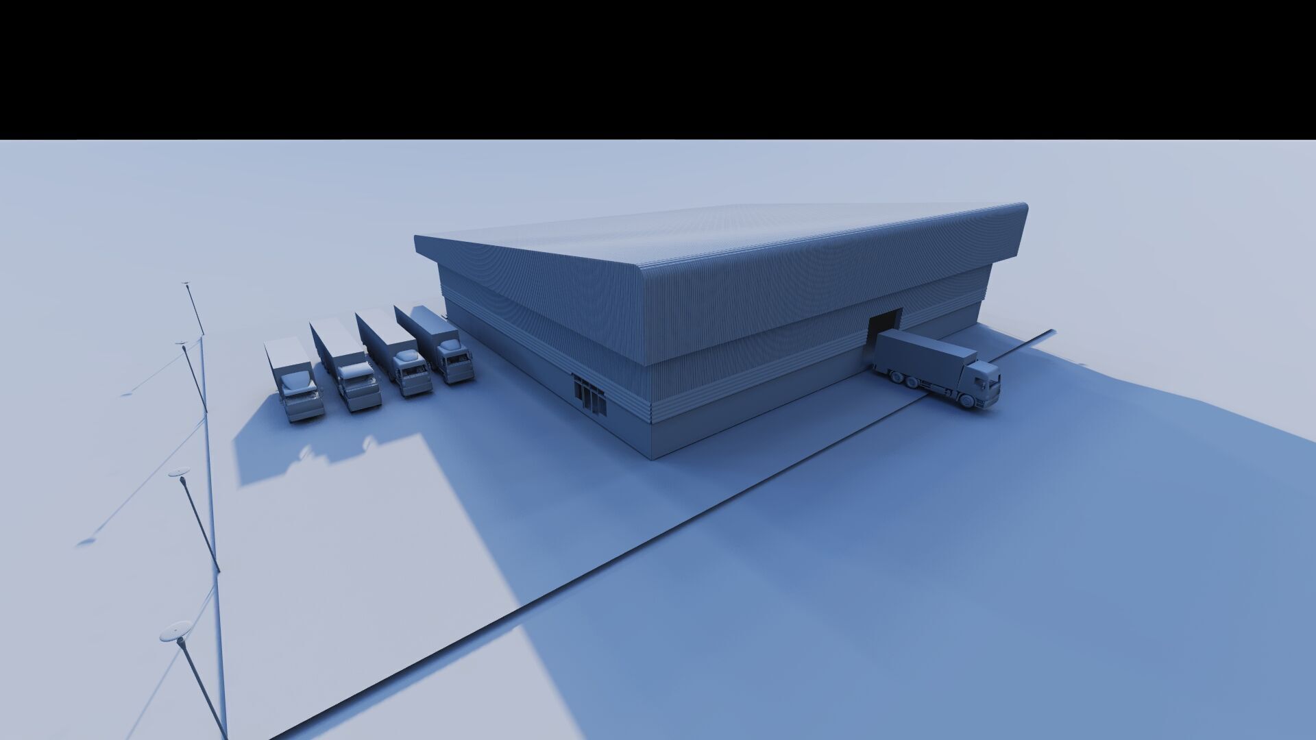 Warehouse-Warehouse Building 3D model_7
