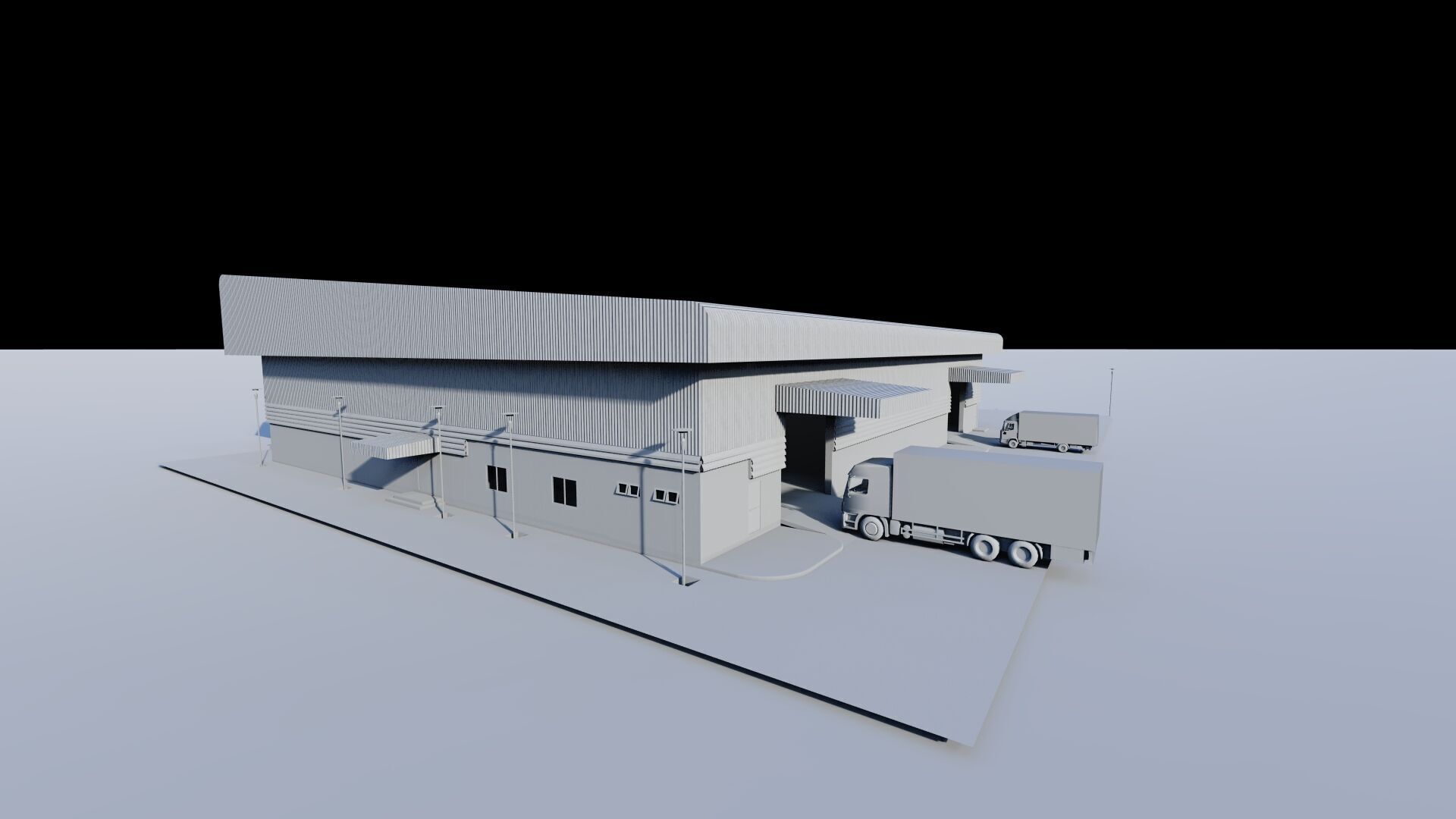 Warehouse-Warehouse Building 3D model_20