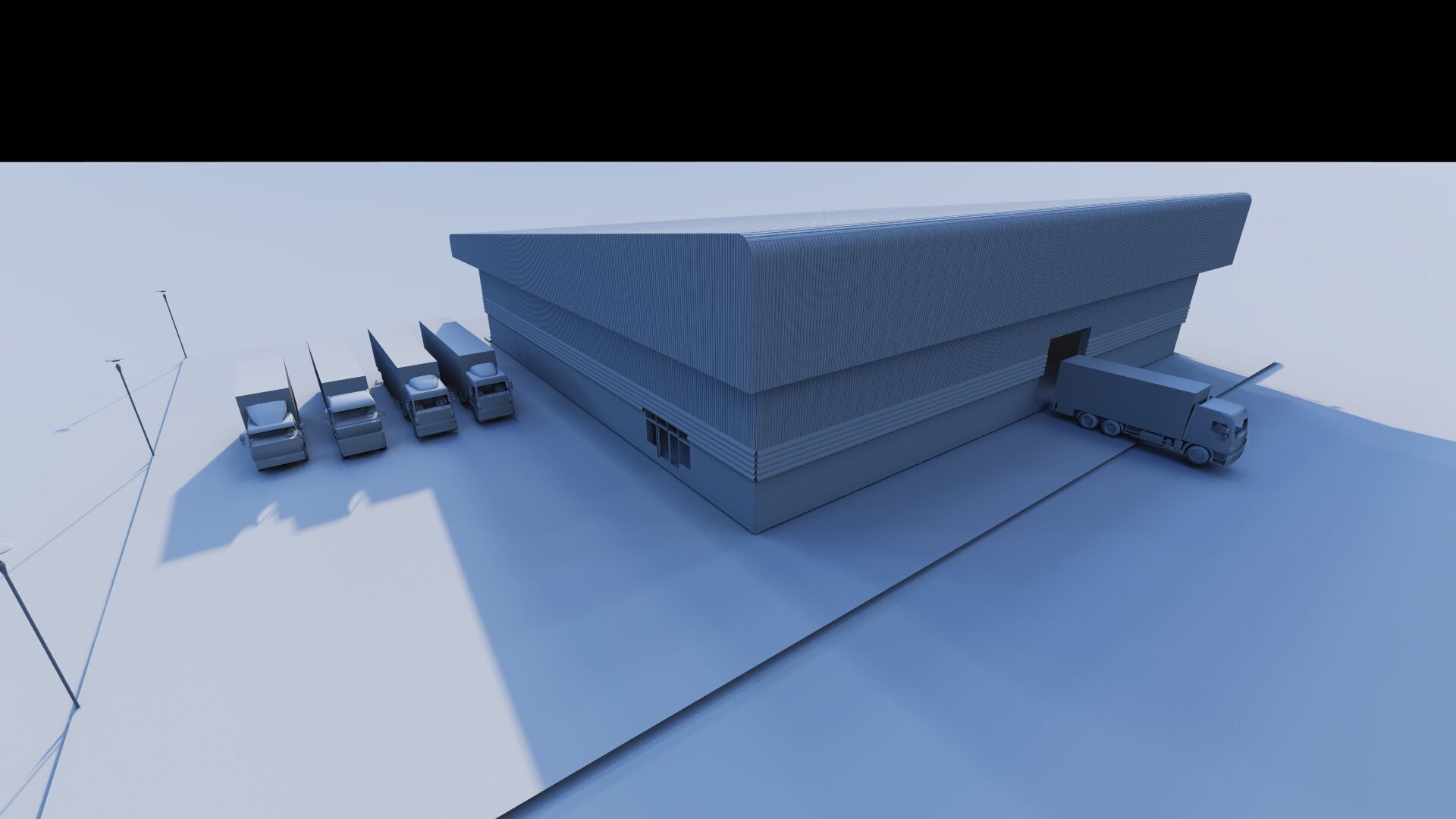Warehouse-Warehouse Building 3D model_10