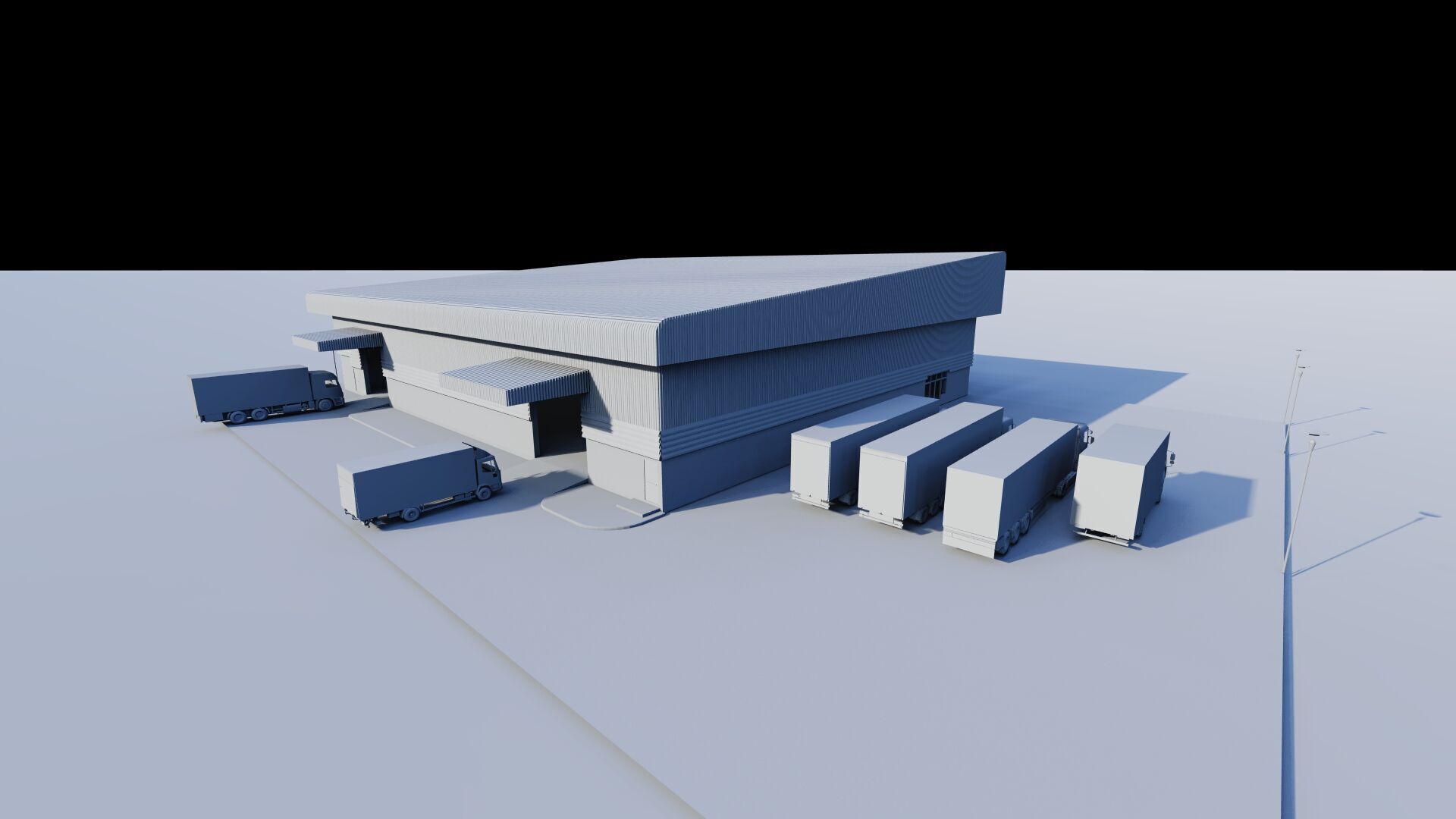 Warehouse-Warehouse Building 3D model_12