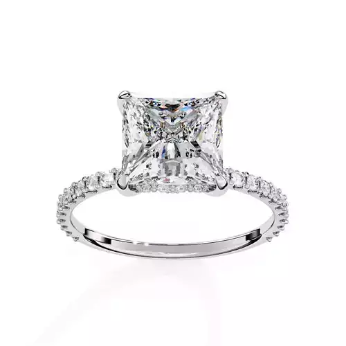 PRINCESS DIAMOND RING -CAD-162
