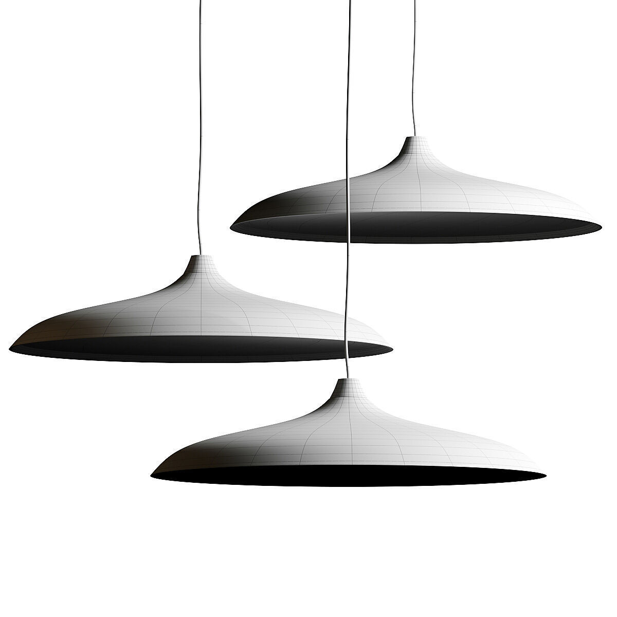 Menu Circular Pendant Lamp 3D model_3