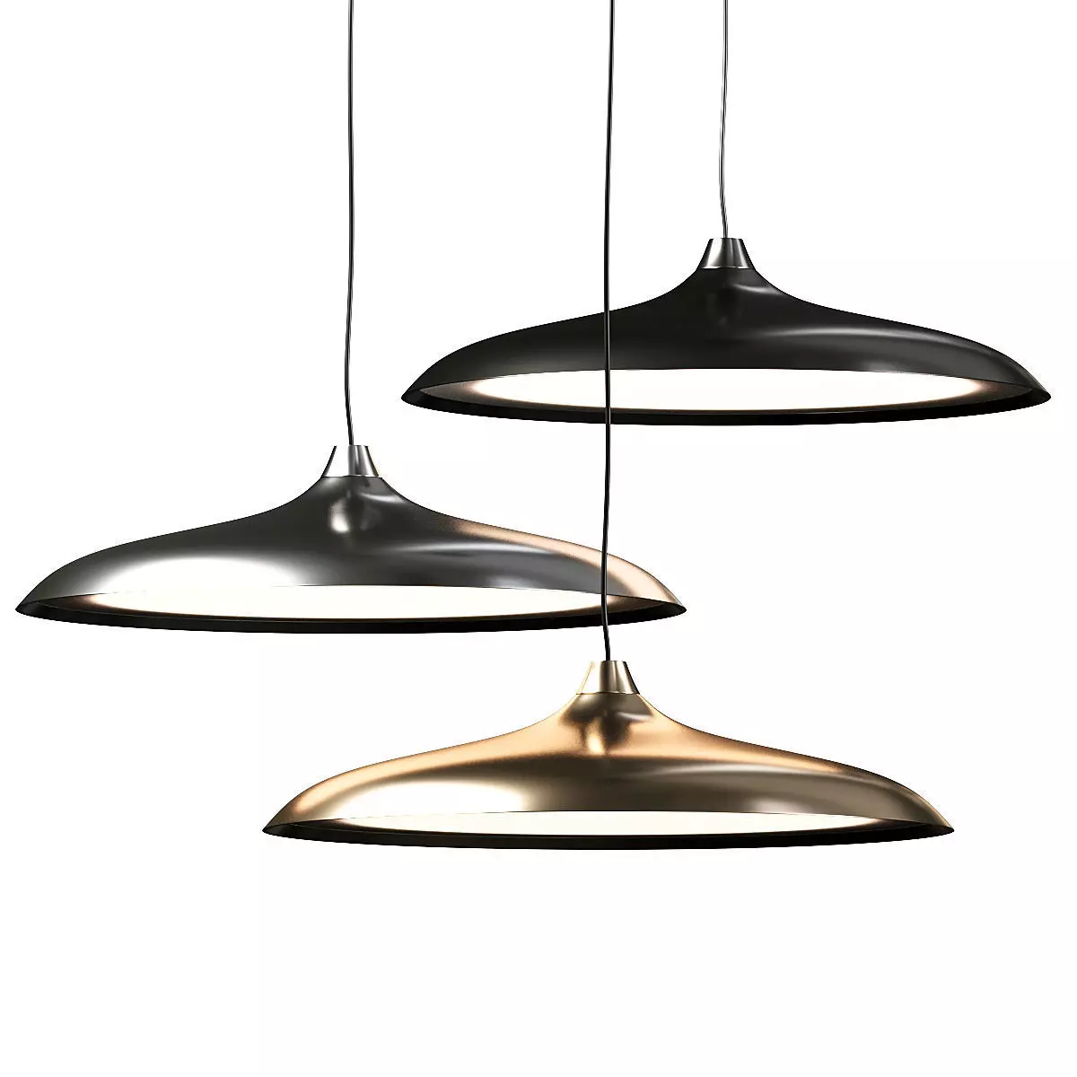Menu Circular Pendant Lamp 3D model_0