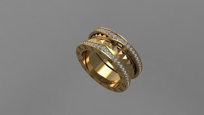 Bvlgari Ring 3D print model