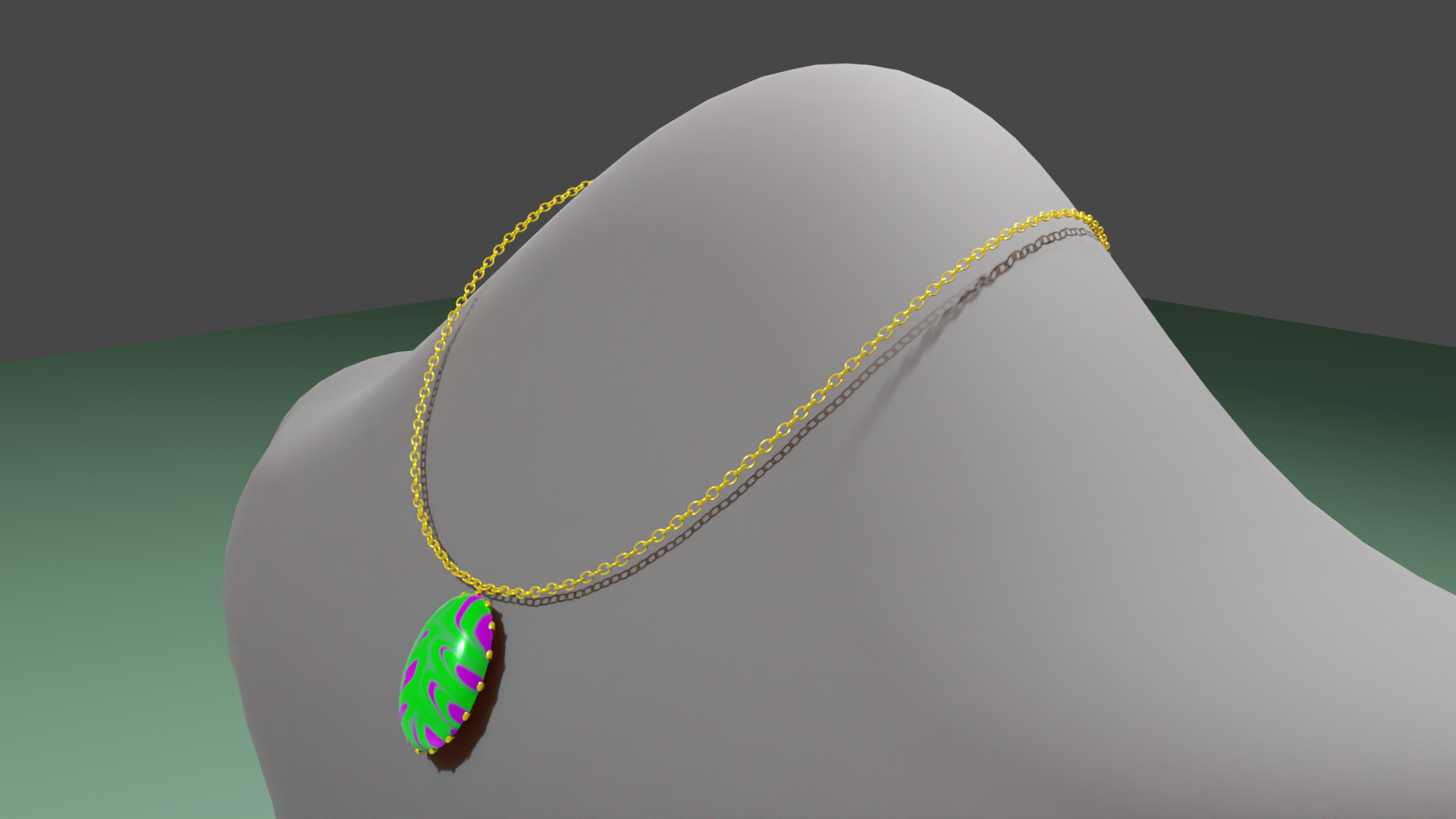 Locket  3D model_2