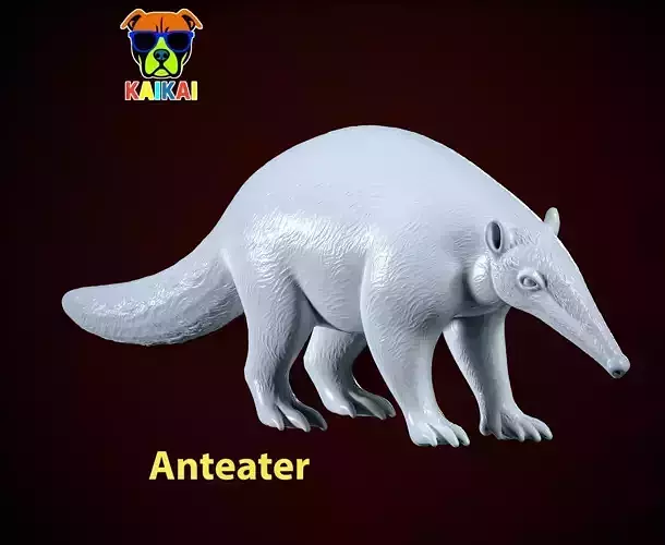 Giant anteater model - antbear statue - 3D print 3D print model