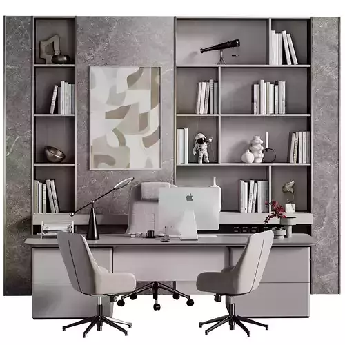Modern Executive Boss Desk Office Furniture Set 40