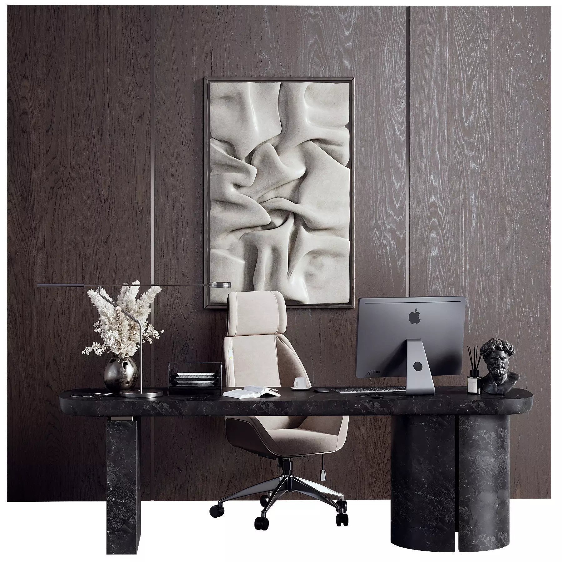 Boss Desk - Office Furniture 39 3D model